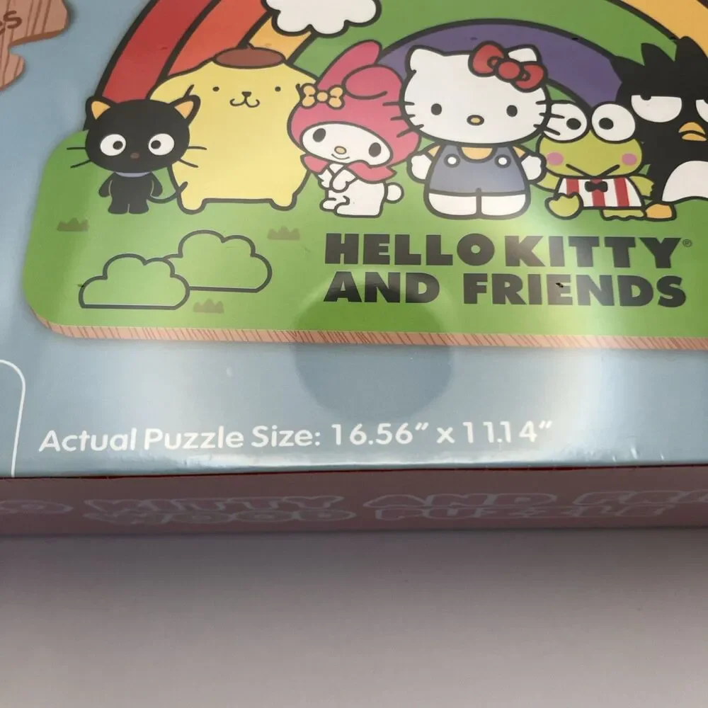 Hello Kitty & Friends Rainbow WOOD Jigsaw Puzzle  SEALED -Christmas, Toys
